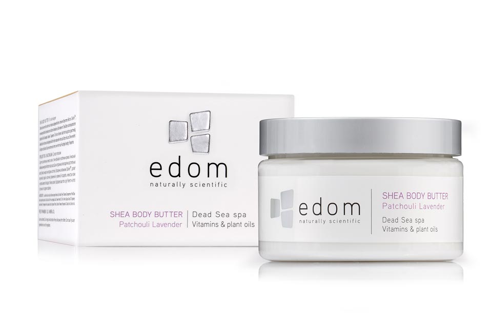 Taukmedžio sviestas kūnui levandų ir pačiulių aromato 300 ml