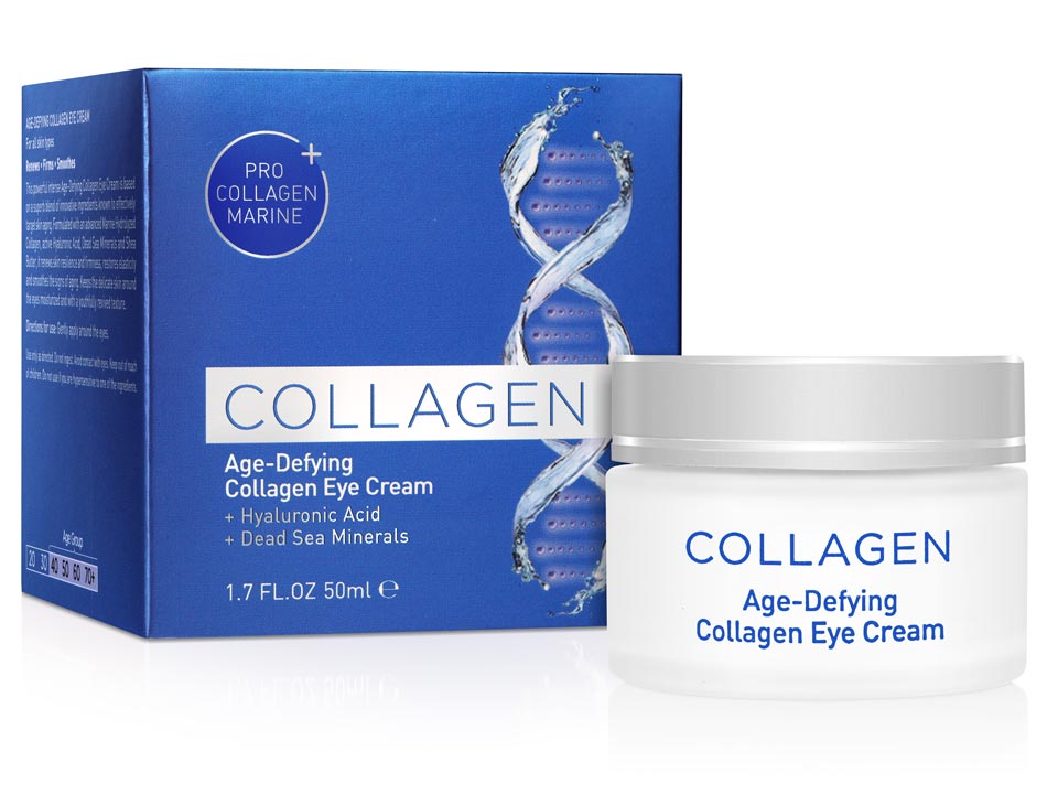 AGE DEFYING COLLAGEN kremas paakiams su jūriniu kolagenu, 30 ml